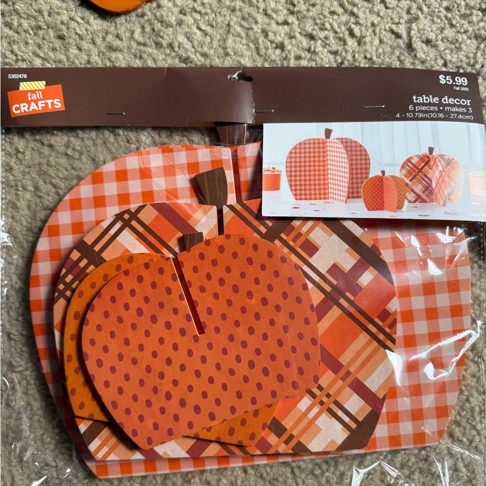 Fall Pumpkin Garland & Farmhouse Thanksgiving Decor Set | NWT - Picture 2 of 4